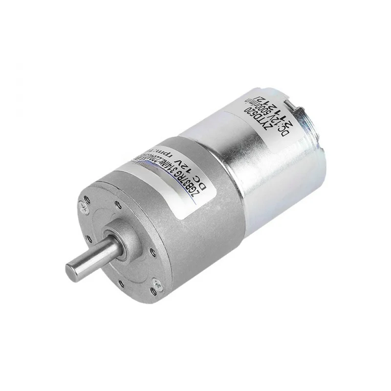Reversible Gear Motor 12V 24V Adjustable Speed, Micro DC Geared Motor Eccentric Shaft Output for Automation,SL26155