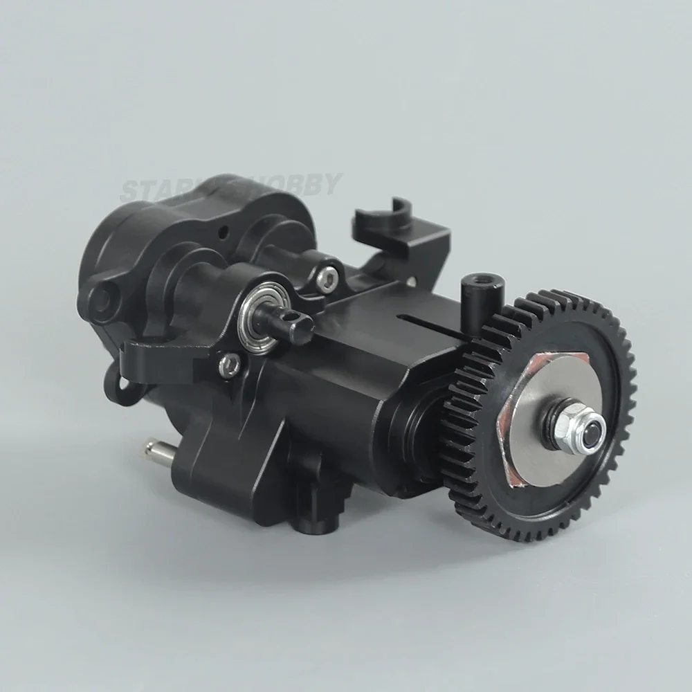 Metal Gearbox with Shifting Slipper Clutch and Transmission Internal Gears for 1/10 RC Crawler  TRX4 TRX-6 Upgrade parts