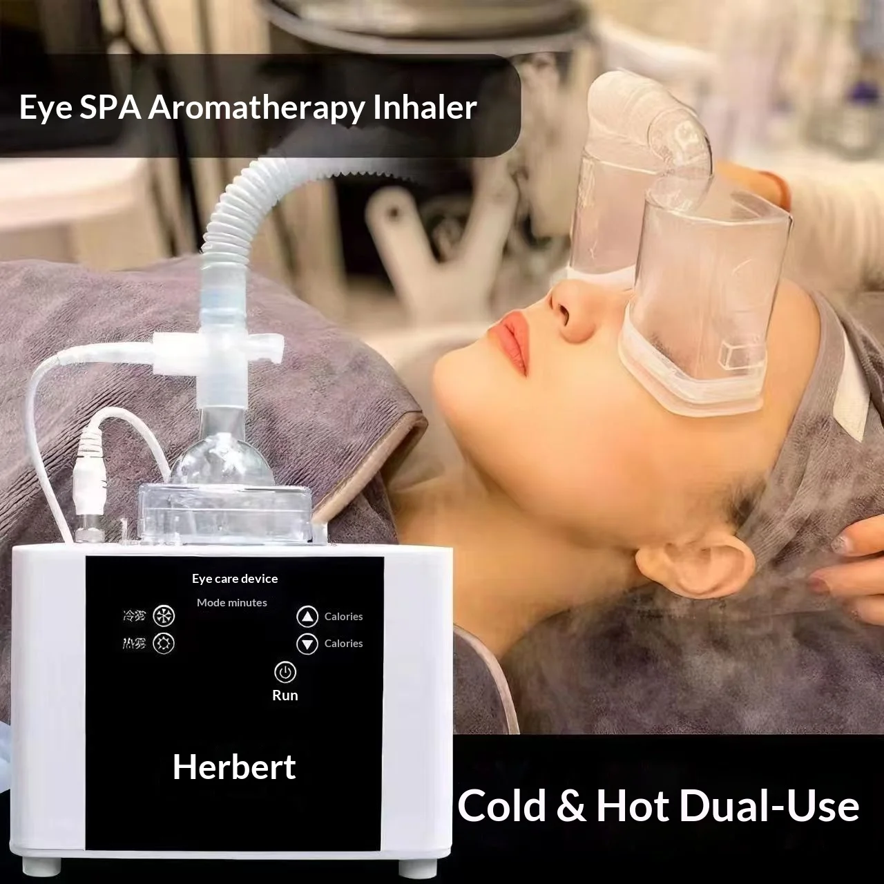 Eye SPA Aromatherapy Inhaler Herbert Eye Atomizer SPA Heating Steamer Improves Eye Fatigue and Dryness Beauty Salon Eye Care Ins