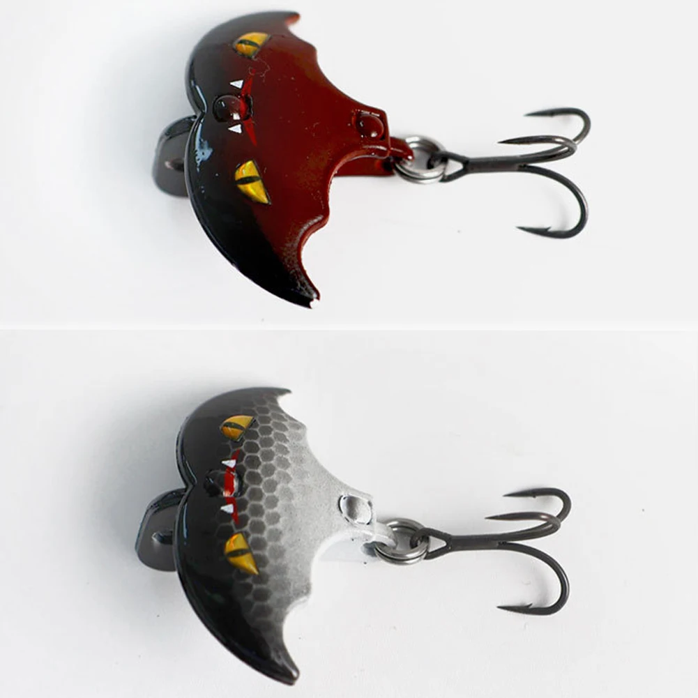 5 قطعة/صندوق الصيد السحر الخفافيش تصميم الطعم الاصطناعي سويم الصيد الطعوم الصيد والعتاد ل باس #5