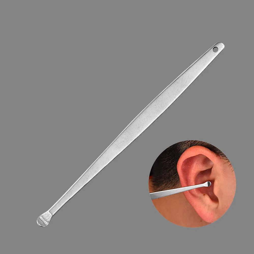 Multifunction Stainless Steel 360° Cleaning Spiral Reusable Ear Care Tools Earpick Ear Wax Remover Ear Canal Cleaner