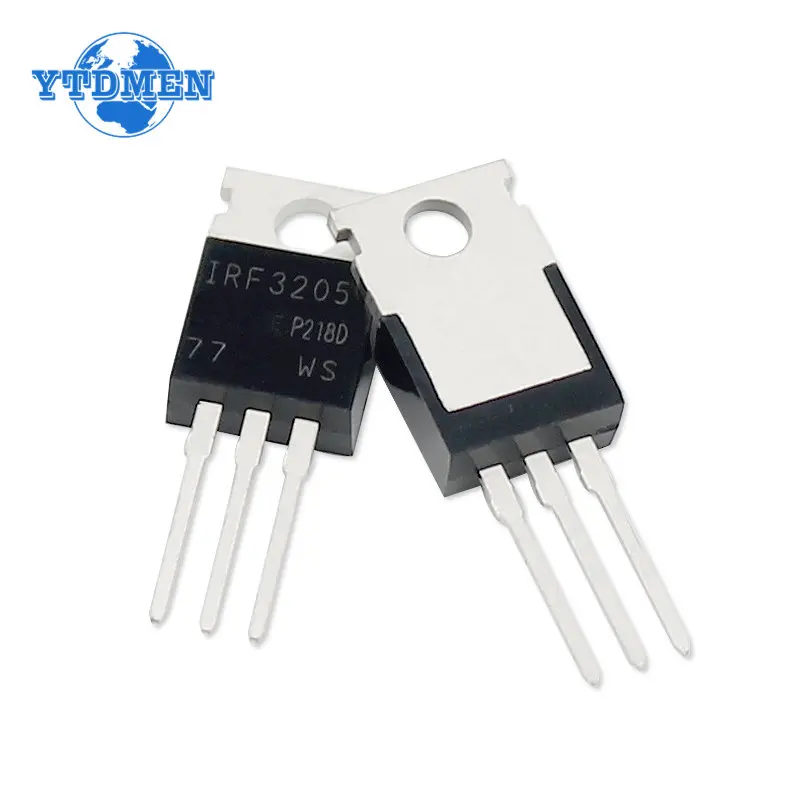 5 Stück irf3205 Mosfet-Transistor 220 irf3205pbf elektronische Komponenten bis Fuß 55V a bis IC Felde ffekt transistoren eingestellt