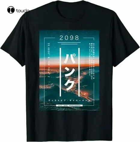 Japanese Punk Tokyo 2098 Streetwear Aesthetic Graphic T-Shirts Cotton Trend  Tee Shirt unisex