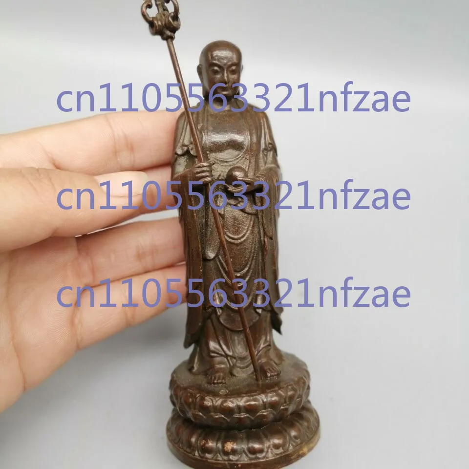 

Chinese tibet buddha blessing buddha Figure statue collect bronze table decor