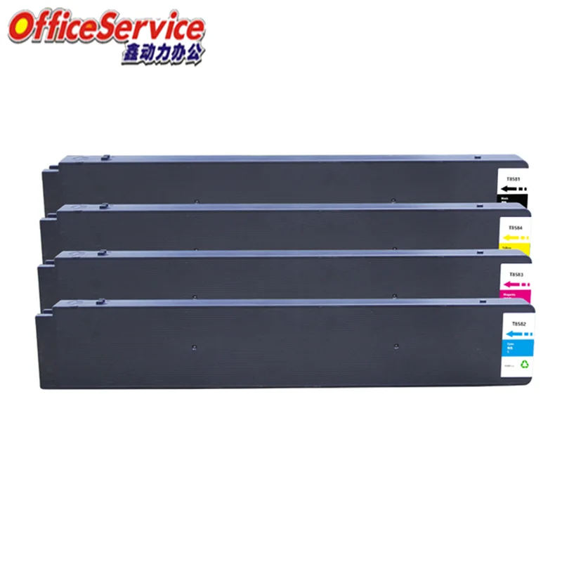 T858 T8581 ink Cartridge Compatible For Epson WorkForce Enterprise WF-C20590 WF-C20590 D4TWF printer C13T858100 C13T858200