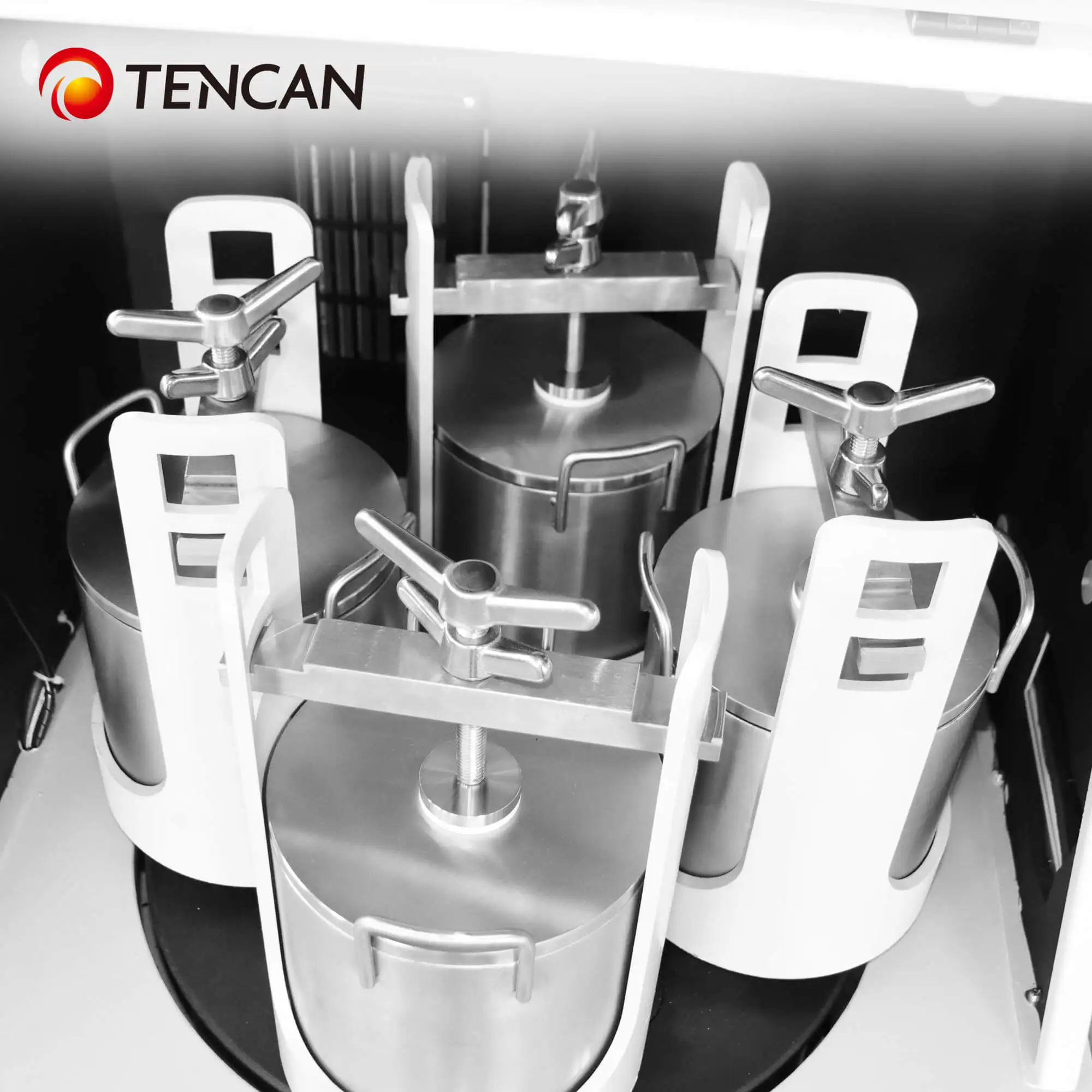 TENCAN Ball Mill ที่กําหนดเองพิเศษความร้อน WARM Planetary Ball Mill 8L 1L 12L ห้องปฏิบัติการ Ball Mill สําหรับ NANO ผงบด
