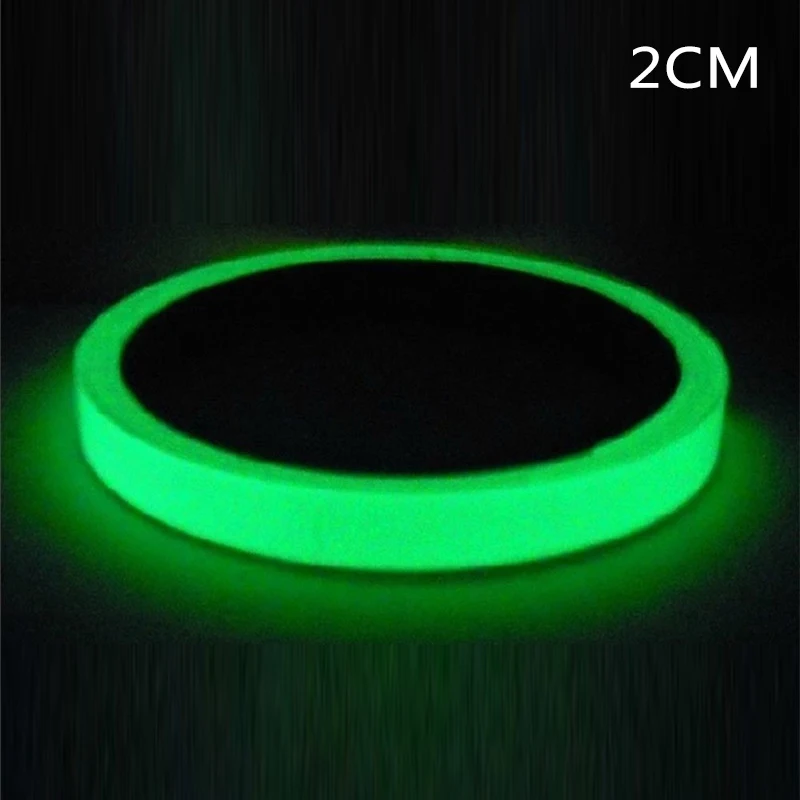 PVC Film Sticker Luminous Tape Stage Stair 1 Roll 1-5cm Decor Decoration Light Self-adhesive Glow In Dark Home