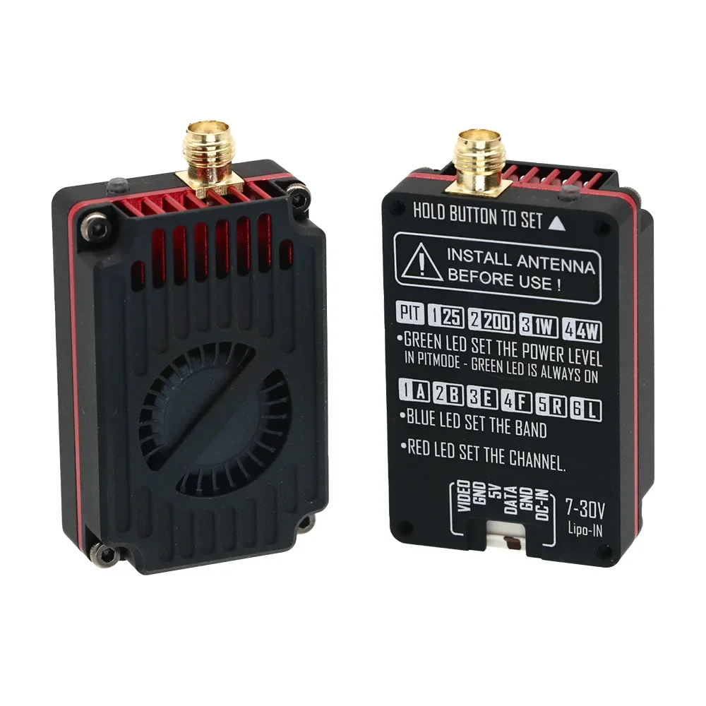 RUSHFPV 5.8G 4W 48CH VTX Video Transmitter Frequency band 5362－5945MHz for Long Range FPV Drone part