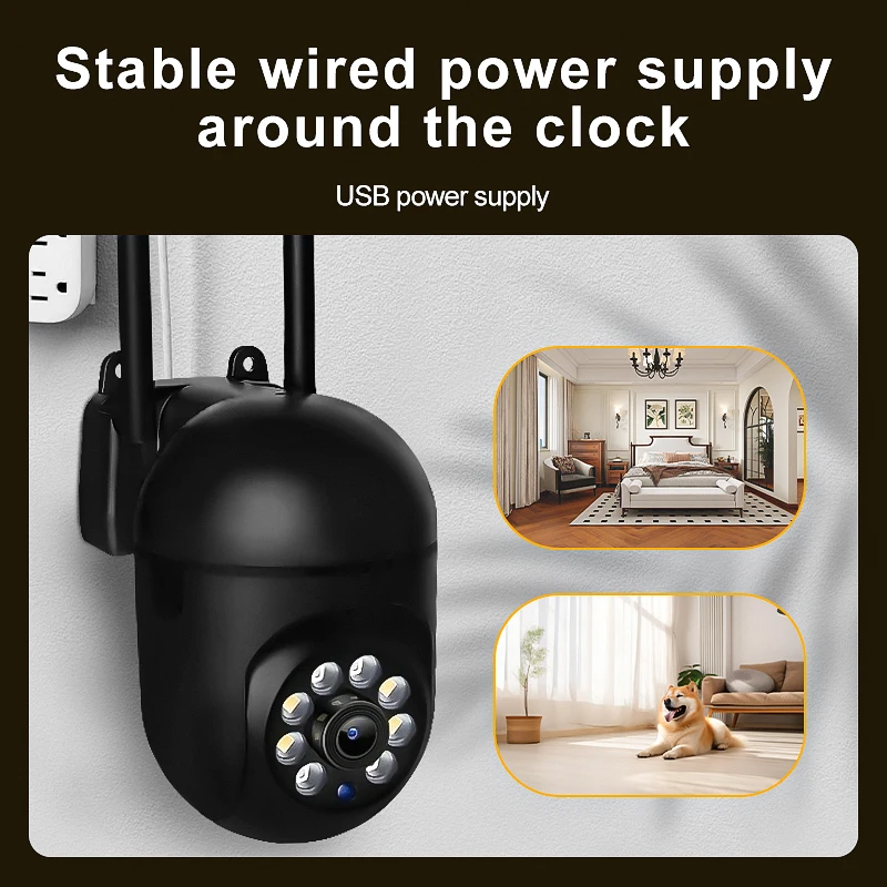 1080P 2MP HD WiFi IP Camera Night Vision Indoor Baby Monitor Security Surveillance