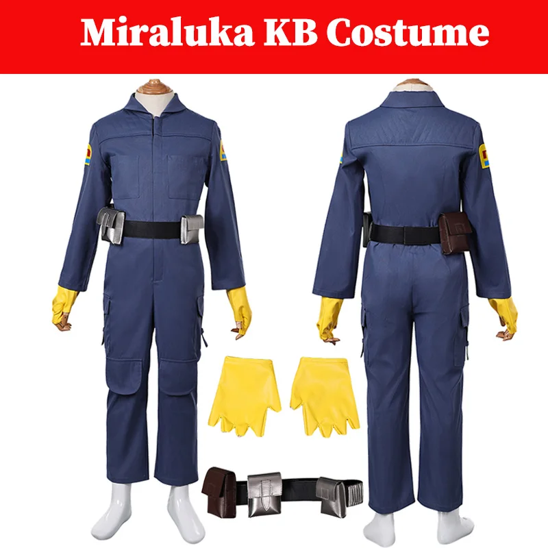 Kids Miraluka KB Cosplay Costume TV Space Battle Crew Of Skeleton Disguise Jumpsuits Bodysuits Gloves Belt Uniform Customized