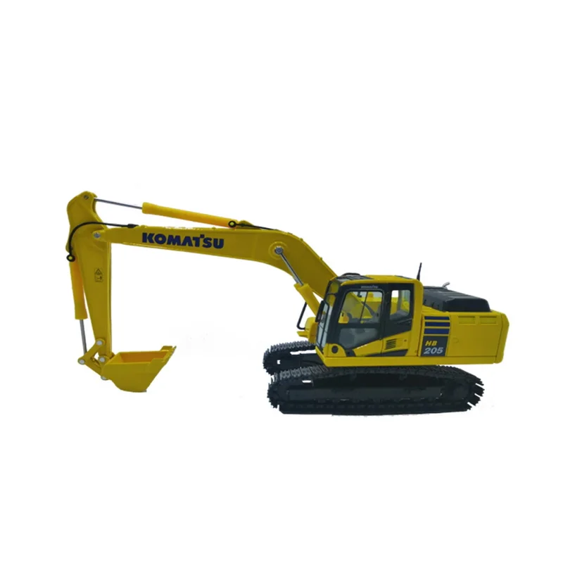 Two Color! 1:50 Scale DieCast Model HB205-2 Excavator Collecting gifts for boys' birthdays, scene decoration