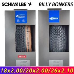 SCHWALBE Original BILLY BONKERS 18/20x2.00/26x2.10 Folding Tire for Dirt Jump MTB Bike BMX PumpTrack Bicycle Cycling Parts