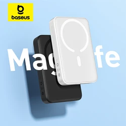 Baseus Power Bank 10000 mAh Mini Magnetische Drahtlose Schnellladung Auto-wake Für iPhone 16 15 14 13 Pro Max Magnetische Powerbank