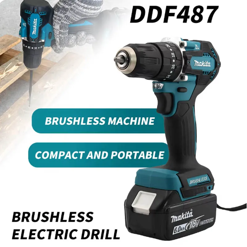 

Makita Original Lithium-Ion Rechargeable Batteries 18V 2Ah 3Ah 5Ah 6Ah for Makita DDF487 DTW700 DHW180 DGH181 DTD173 DHP487⭐️