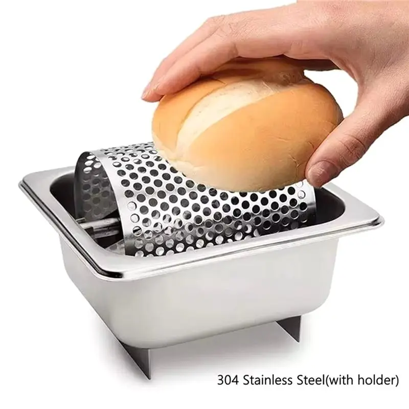 BHBD-Burger Tool For Evenly Spread Butter Wheel Stainless Steel Melted Dispenser Roller Kitchen Gadgets American Baking