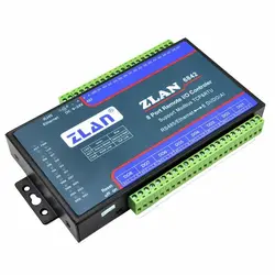 Modbus rs485 rj45イーサネット8チャンネル、di ai do i oモジュール、rtuボード、zlan6842