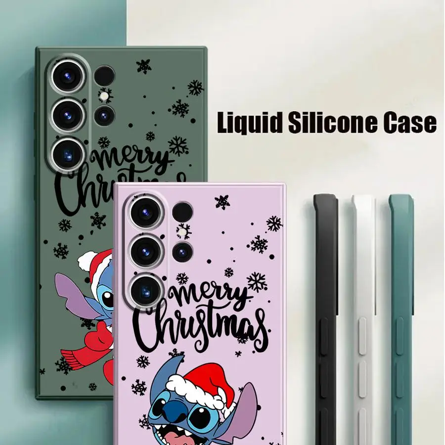 Christmas Stitchs Phone Case for Samsung S10 Plus S20 S23 S24 Plus S21 S24 20 Ultra S20 S21 S23 FE S21 S22 Plus Note 10 Plus