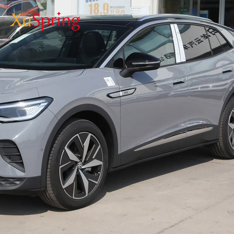 شعار باب الحاجز الجانبي الأصلي للسيارة لـ VW ID.4 Pro X 2021 2022 2023 ملصق الشارة ملحقات التصميم #5