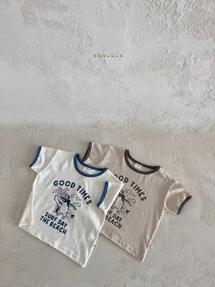 2024 Summer New Children Short Sleeve T-shirt Baby Boy Girl Casual Cotton Tees Infant Toddler Fashion Print Top Kids Clothes