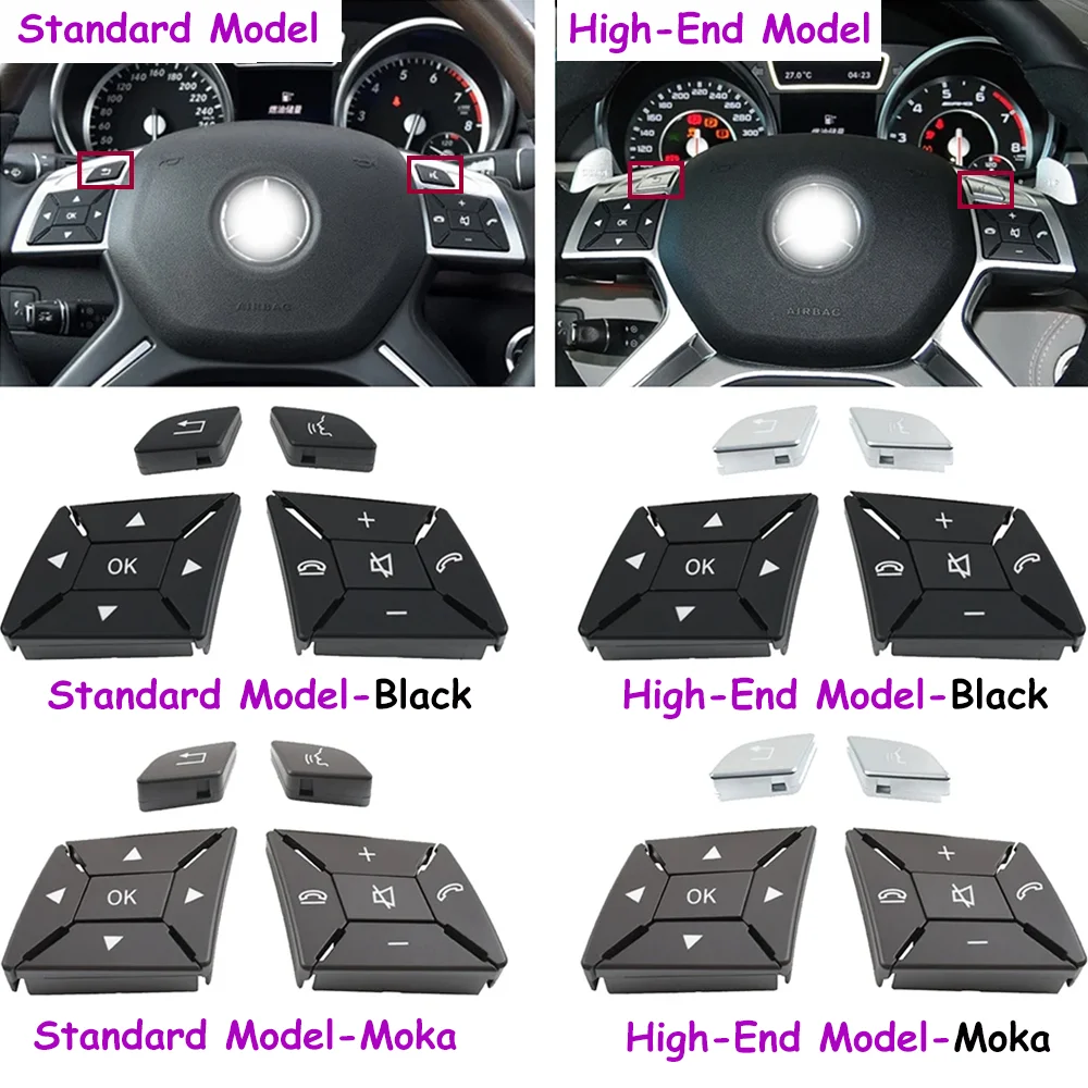 W166 W463 Car Interior Steering Wheel Multi-function Keys Switch Control Buttons For Mercedes Benz GL ML G Class 1669052800