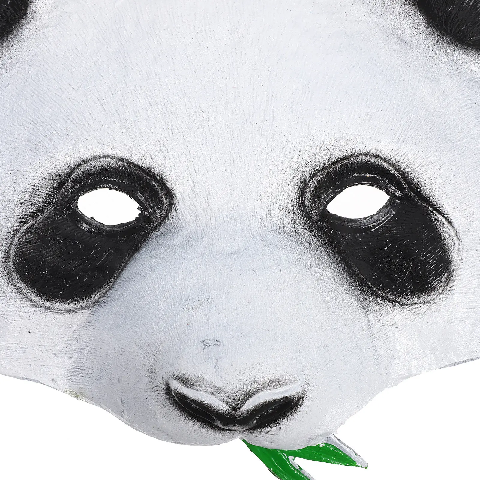 Panda Cosplay Mask Adult PU Animal Face Cover Realistic Halloween Carnival Party Costume Accessory