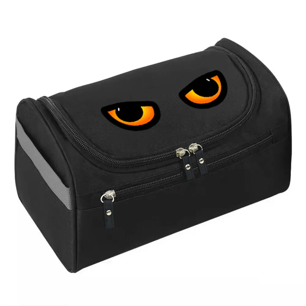 Unisex Travel Cosmetic Bag Men Necessaries Hanging Make Up Case Organizer Women Makeup Wash Bags Storage Handbag Chest Print
