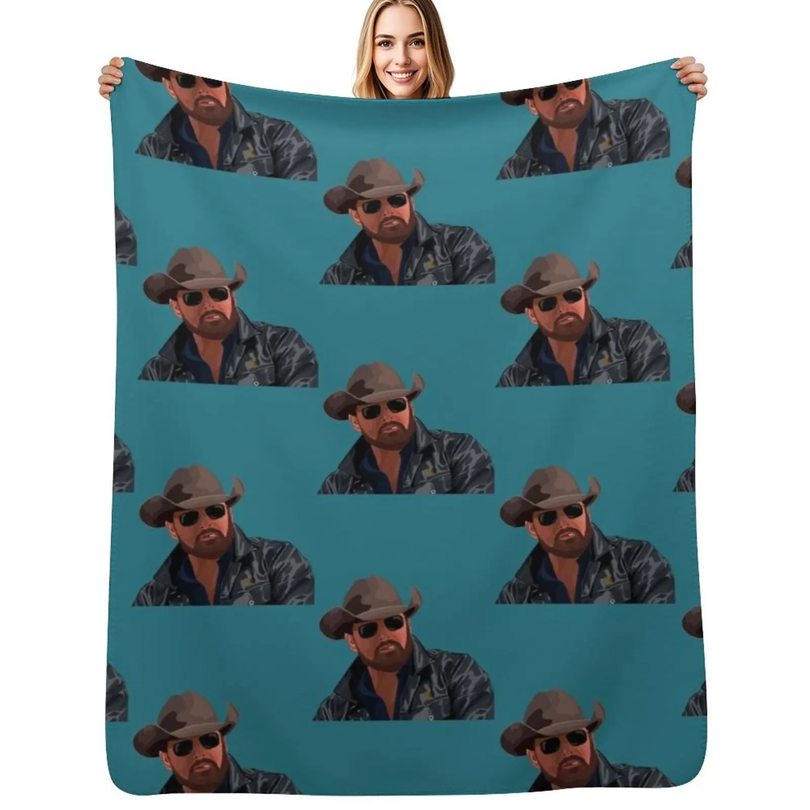 

Rip - Yellowstone Throw Blanket Custom Vintage Sofa Quilt Bed Blankets