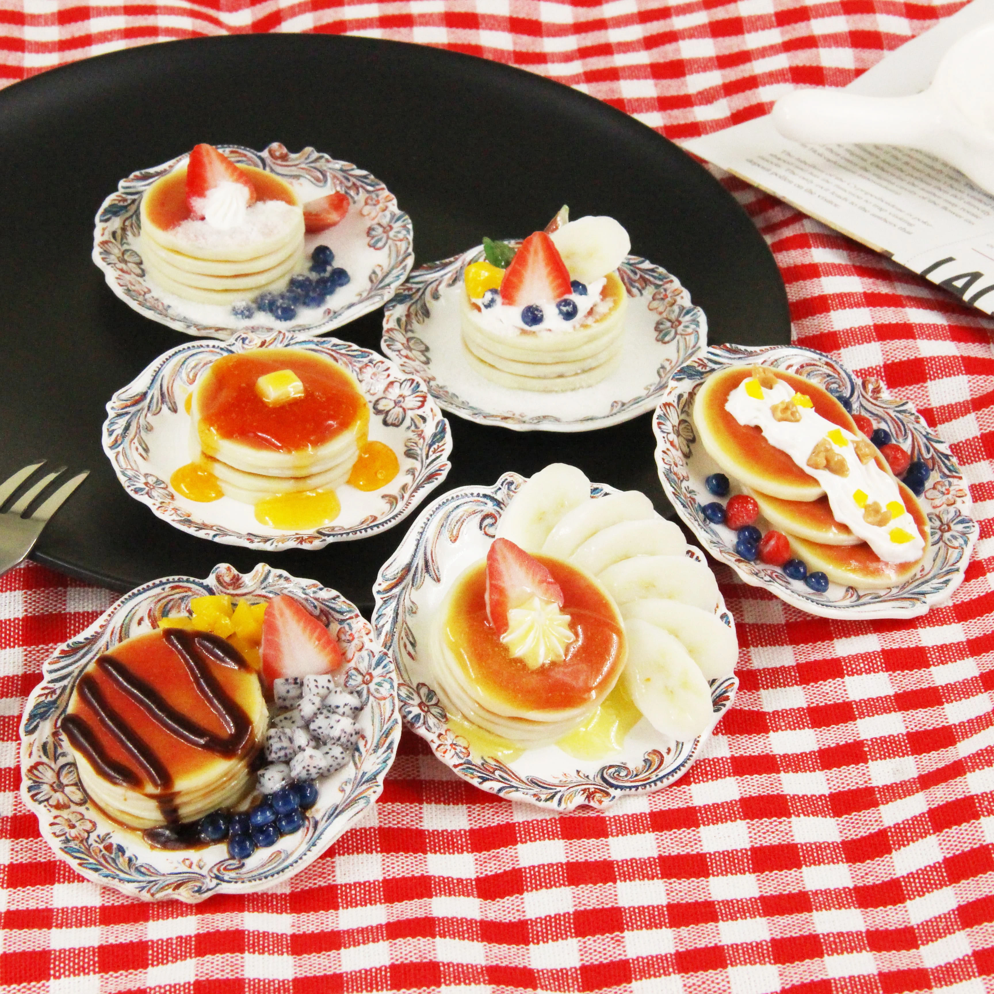 Creative Realistic Pancake Fridge Magnet Miniature Model Highly Realistic Numerous Details Home Office Decor Souvenir