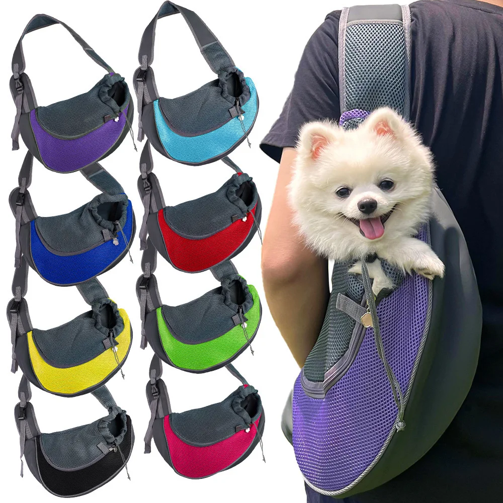 

Comfortable Adjustable Pet Carrier for Cats and Small Dogs Breathable Soft Outdoor Safe Sling Pet Bag Dog Carrier Backpack