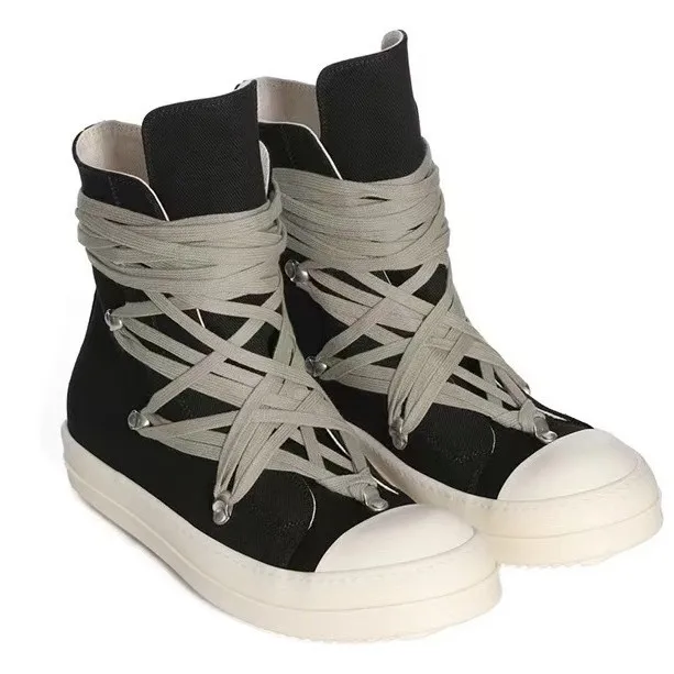 

2025 Men's Shoes and Women's Canvas Shoes Cross Lace Casual Retro Sneakers Couple Shoes