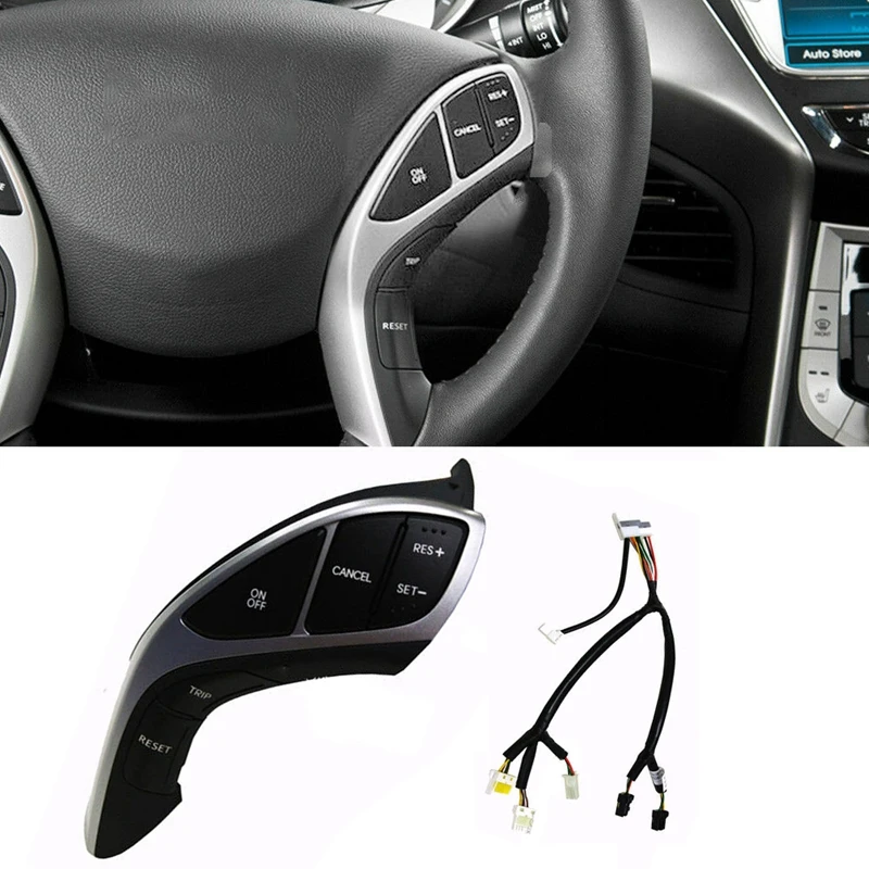 

Автомобильный правый рулевой переключатель Bluetooth + внешний провод для HYUNDAI Elantra MD 2011 - 2016