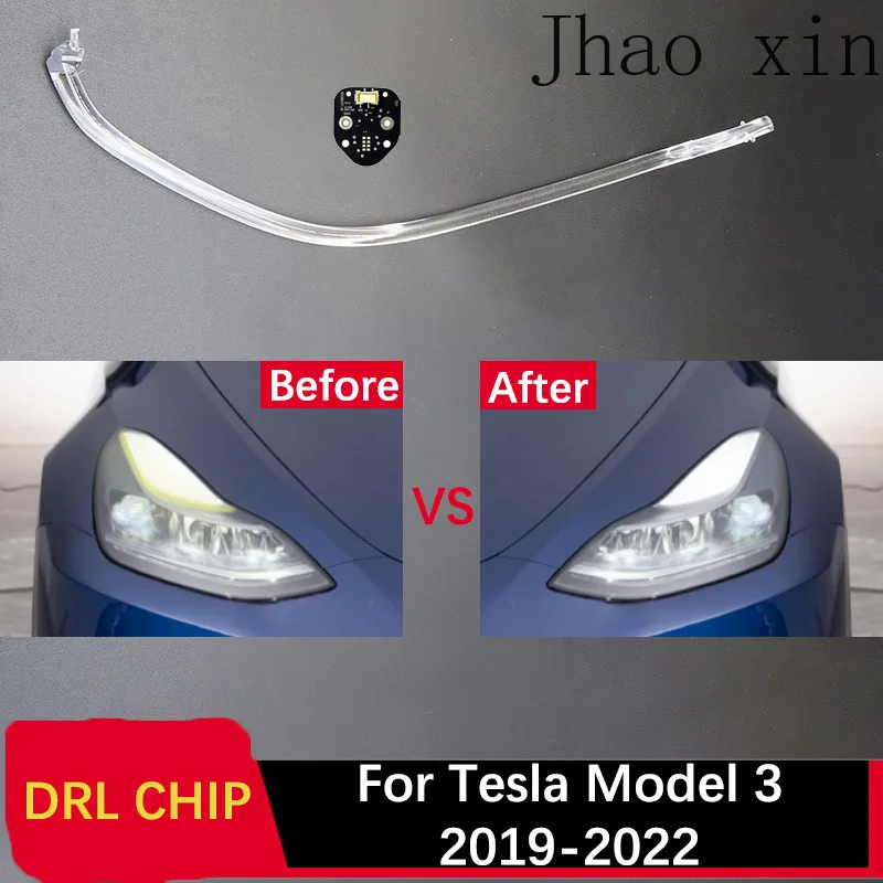 

Angel Eye White Light Suitable for Tesla Model 3 19-2022 Ballast Module Car Headlights DRL CHIP Lamp Tube Circuit Board DRL Lamp