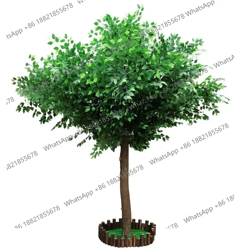 

182QSimulation banyan tree simulation large plant props wishing tree landscape tree window decoration