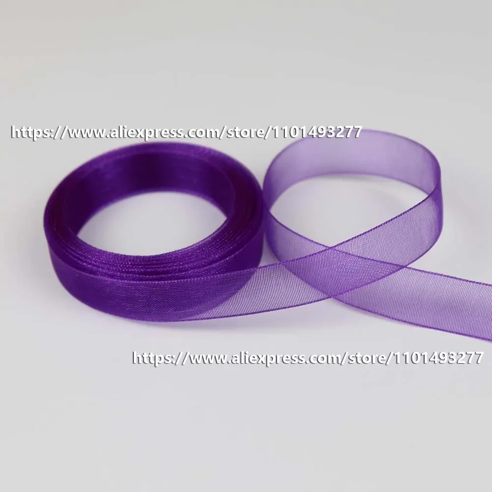 5 Yards Orangza Ribbon per confezioni regalo festa di nozze decorazione natalizia fiocchi per capelli fai da te artigianato fatto a mano nastro