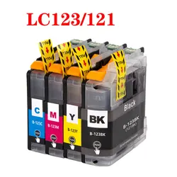 Compatible Ink Cartridge For Brother LC123 LC121 DCP-J4110DW DCP-J132W DCP-J152W DCP-J552DW DCP-J752DW DCP-J172W Printer