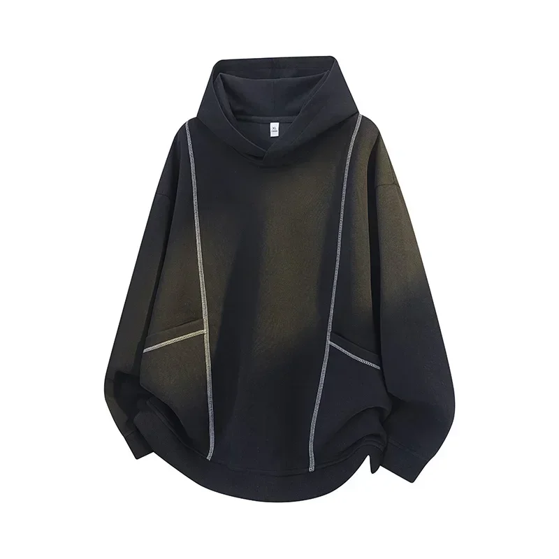 Trendy Men Hoodie - New Spring Autumn Cotton Blend Preppy Style Casual Sweatshirt Unisex Practical Urban Streetwear Pullover Top