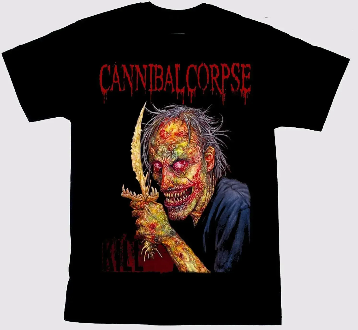 Cannibal Corpse- Kill Reprint Black Men T-Shirt S-234xl Ng804Unisex T-shirts for Men Women Summer Tees Cotton Luxury brand vinta