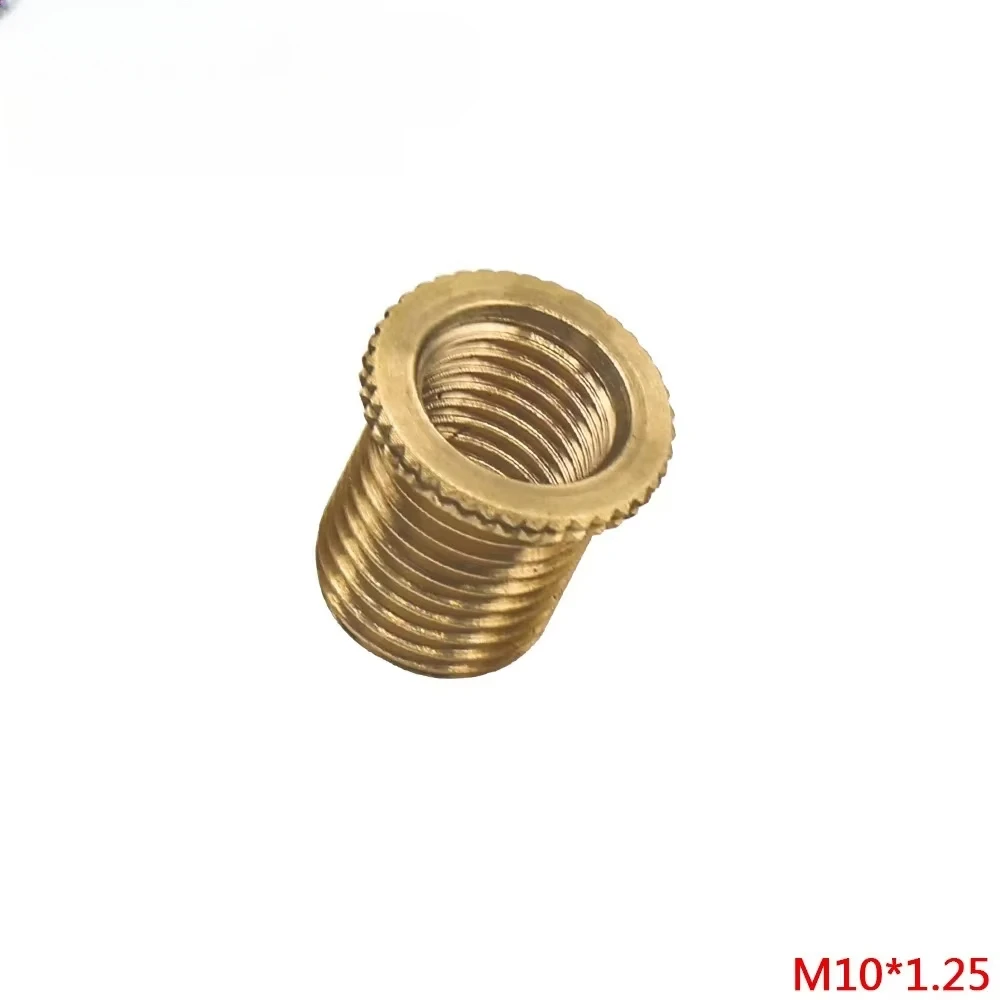 Knob Head Thread Adapter Kit Copper Insert Kit Universal Gear Shift Knob Thread Adapter Nut M10x1.25 M10x1.5 M8x1.25