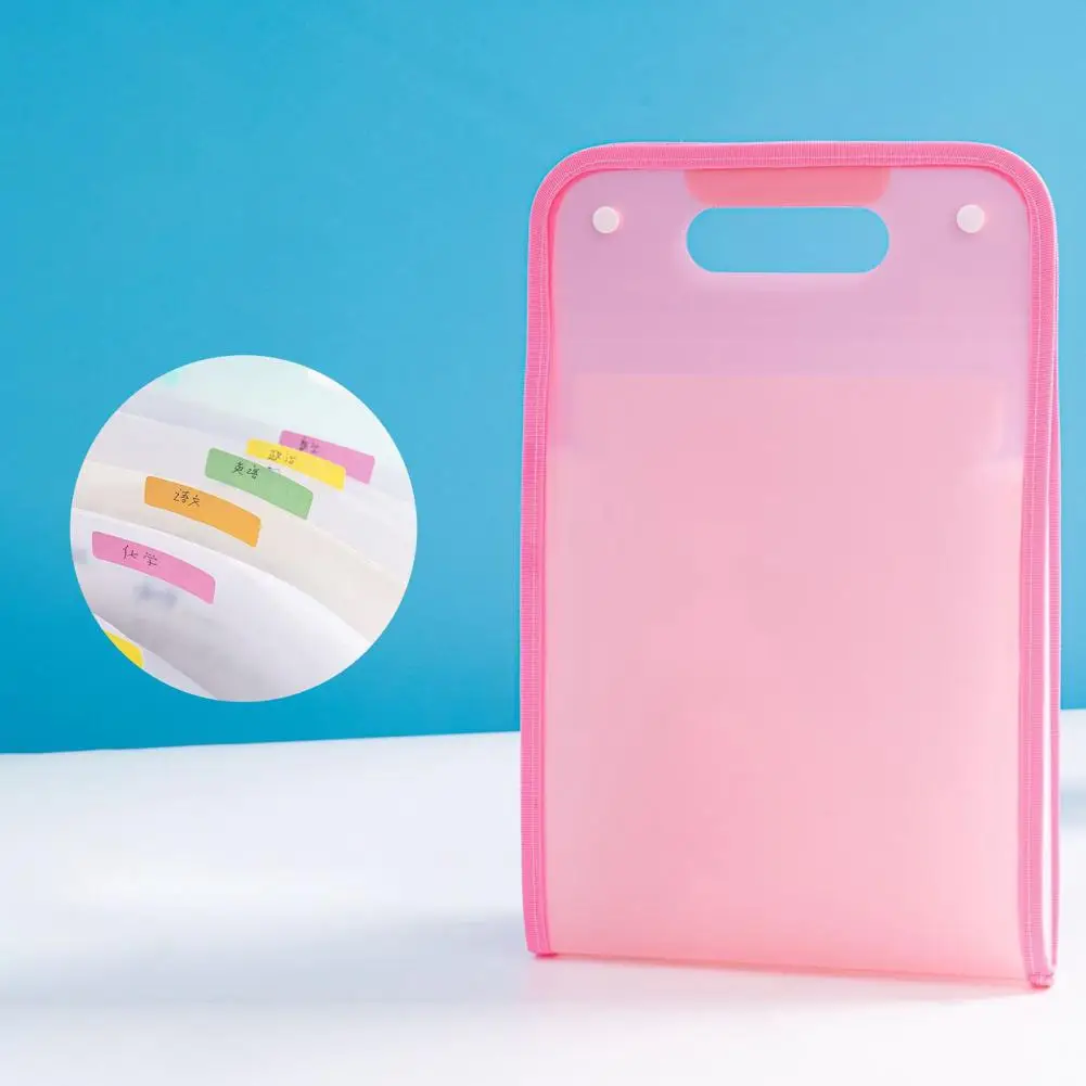 الإبداعية ملف حقيبة 13 طبقات مكتب A4 ملف المنظم حقيبة وثيقة جيب رشاقته مقبض اختبار ورقة تخزين حقيبة الاستخدام اليومي