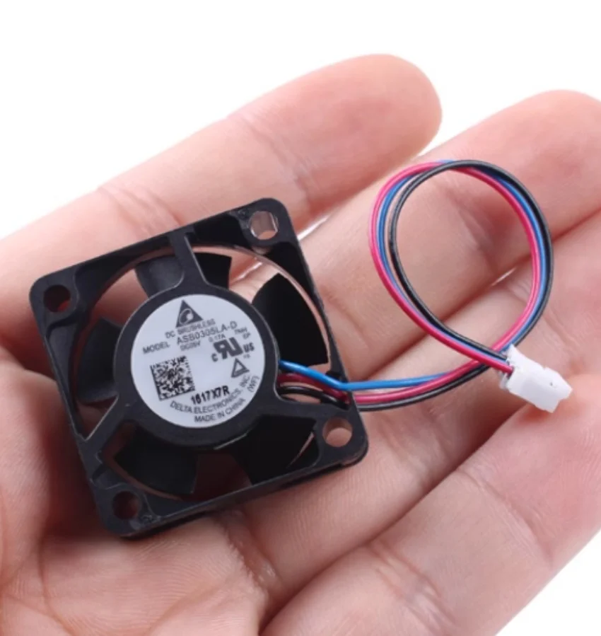 Delta ASB0305LA-D 3cm 3010 5V 0.17A 3-wire large airflow micro cooling fan