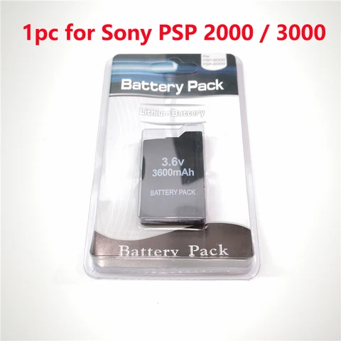 Литий-ионный аккумулятор 3,6 В, 3600 мАч для Sony PSP 2000 PSP 3000 PSP2000 PSP3000, консоль, геймпад, сменные аккумуляторы