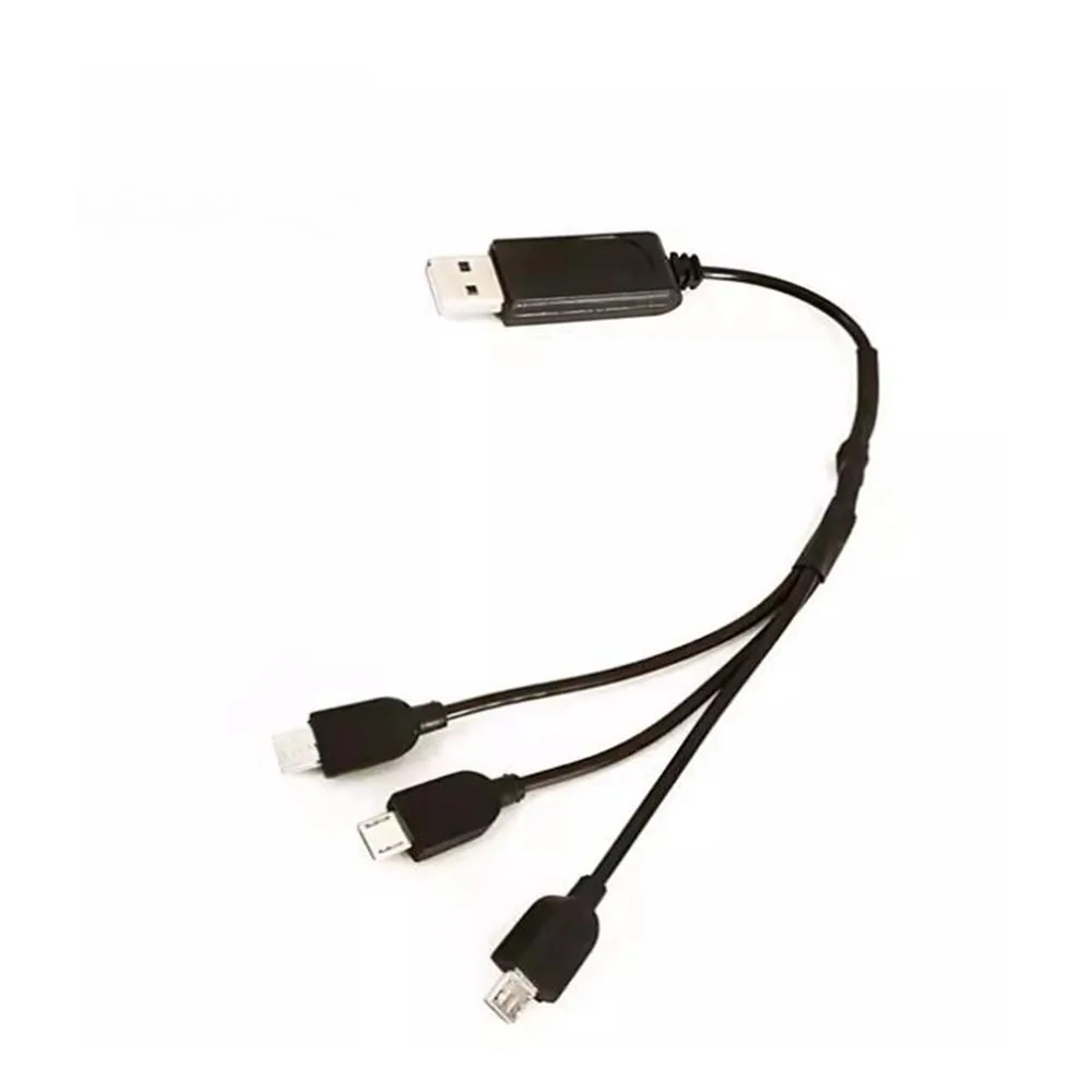 Micro USB Charging Cable For XS809 JJRC H78G RC  Quadcopter Drone 3 In 1 Charger Line  Spare Parts