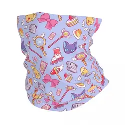 Sakura Card Captor - Violet Bandana Neck Cover Wrap Mask Scarf Multifunction Balaclava Hiking Fishing For Men Adult All Season