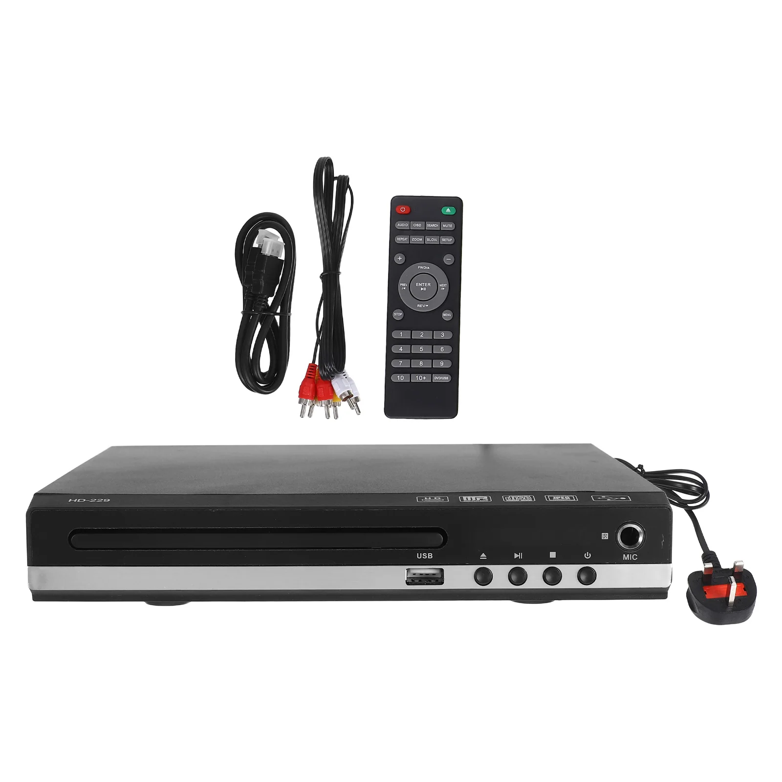 

1 Set Portable Dvd For Home High Resolution Mini Cd Multi Format Disc Playback Compact Lightweight Simple Operation Region Free