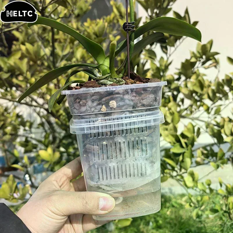 Self Watering Flowerpot Double-Layer Pots For Plants Nursery Pots With Holes Garden Automatic Absorbing Water Root Control Pots