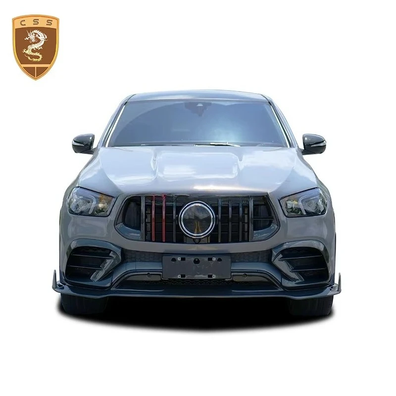 

Комплект кузова из углеродного волокна в стиле Brabs для Gle 63Amg Coupe, переднее вентиляционное отверстие для губ, задний диффузор, спойлер, выхлоп