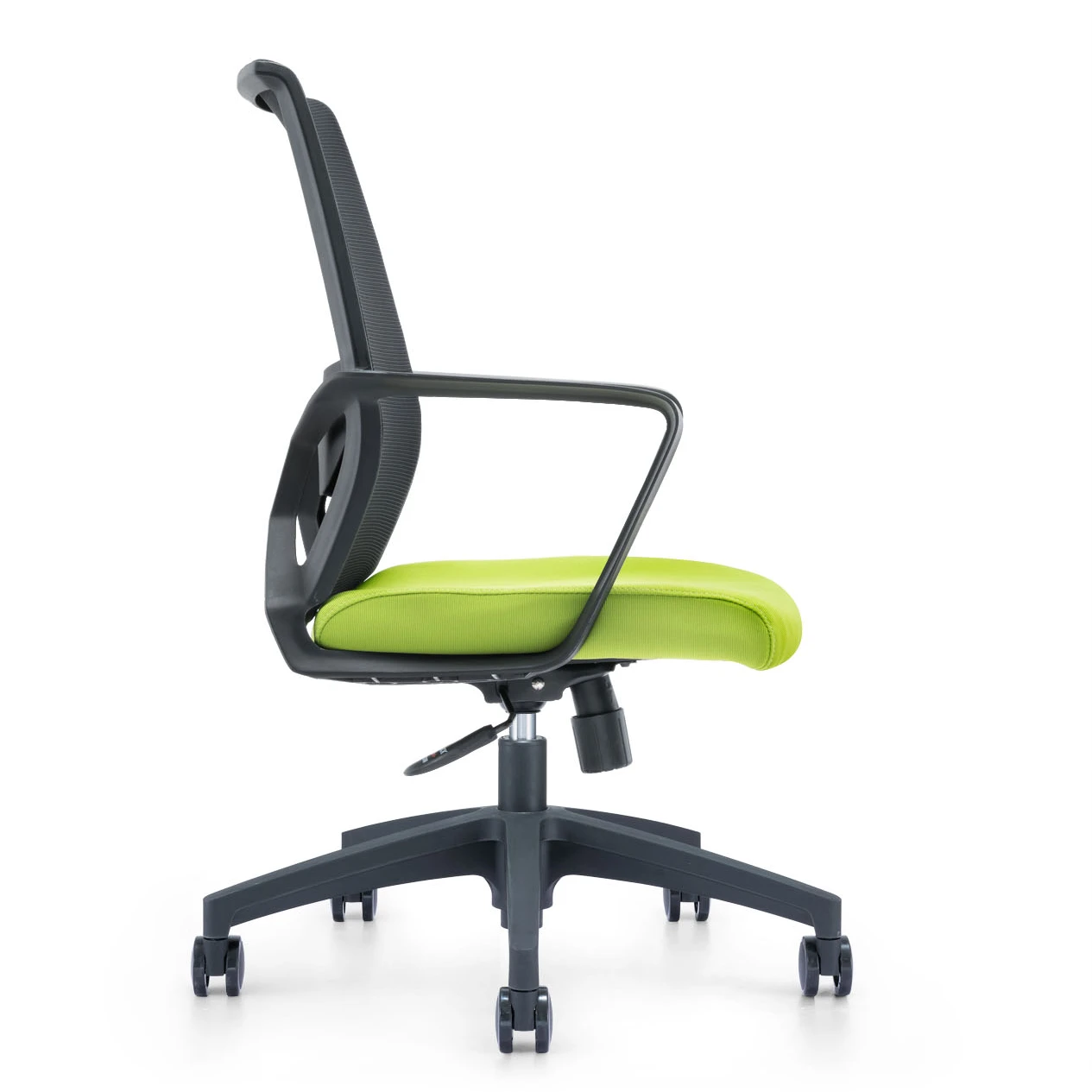 Factory price meeting room plastic high-backed chair rotating mesh chair