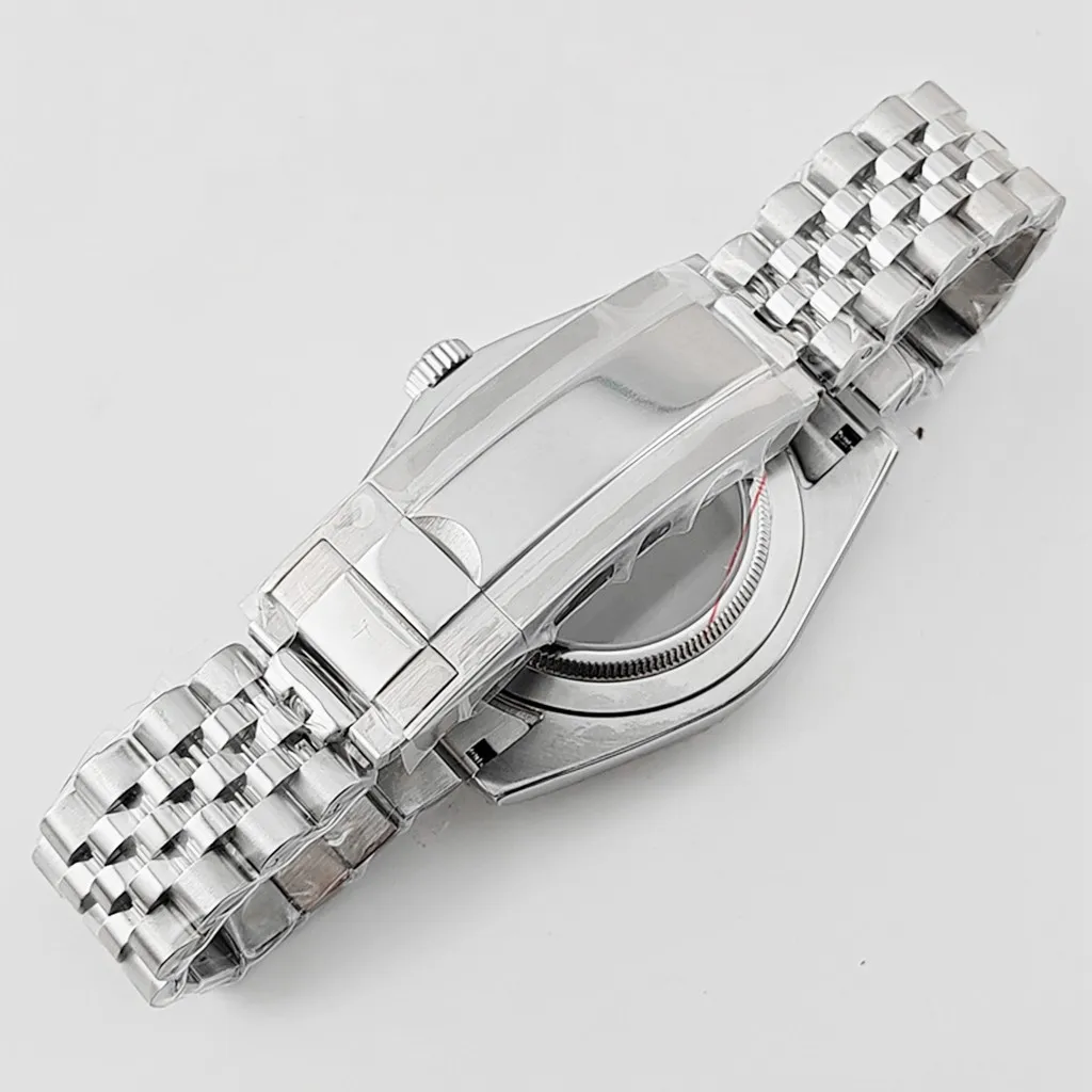39mm 36mm Watch Case Stainless Steel Sapphire Glass For NH35 NH36 ETA2824 PT5000 ST2130 Movement Accessory Part image 6