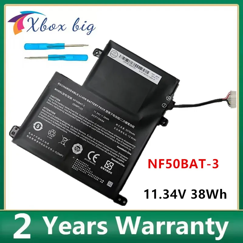 

NF50BAT-3 Laptop Battery For CLEVO NF50 N50 6-87-N50VS-31E 11.34V 38Wh