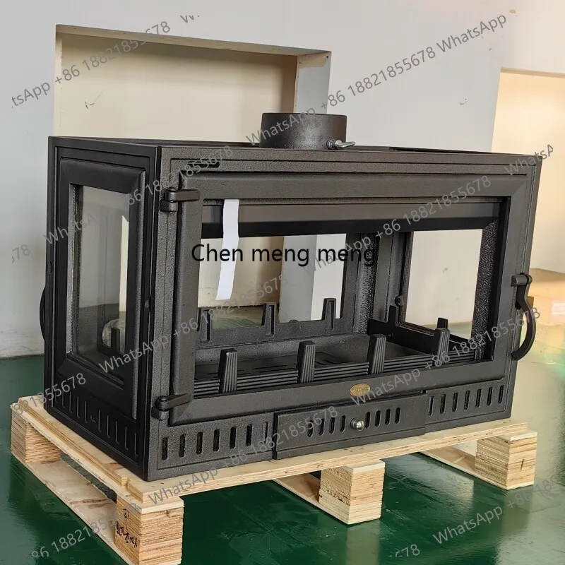 Real Fire Fireplace Household Wood-burning Wood Fireplace Embedded Villa Homestay Modern Wood-burning Fireplace Heating